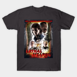 Lethal Weapon Movie Poster T-Shirt